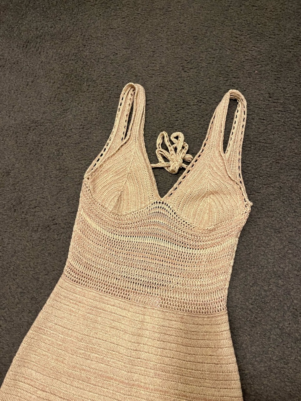 Torn By Ronny Kobo Darcey Knit Babydoll Maxi Dress - Picture 7 of 7